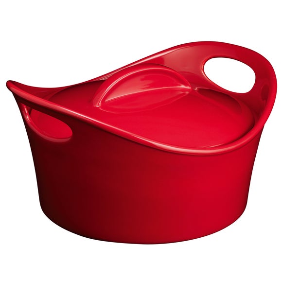 this morning by Prestige Collection Red Round Casserole Dish