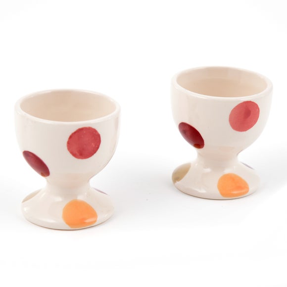 Red Country Spots Collection Set of 2 Egg Cups