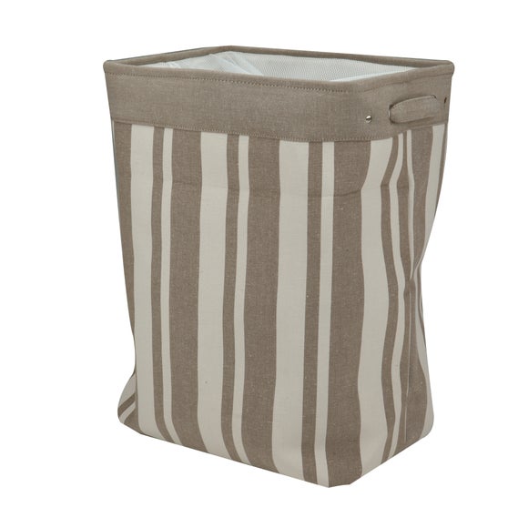 Cairo Canvas Brown Laundry Hamper