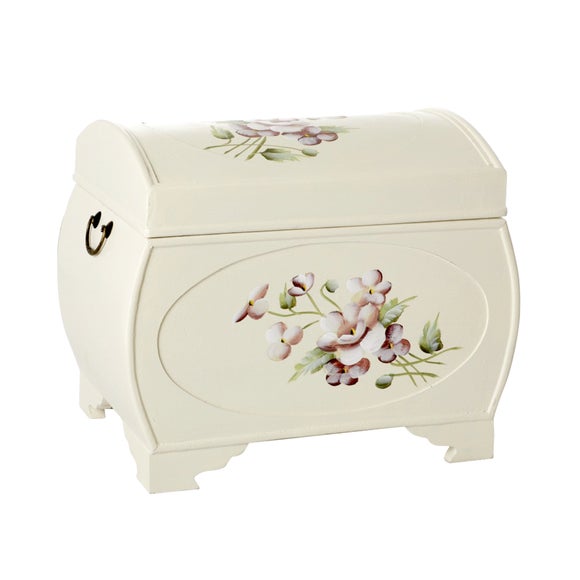 Garden Rose Hand Painted Chest