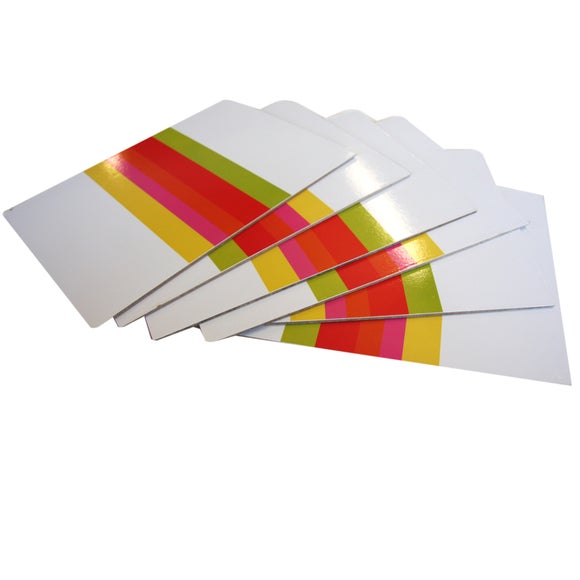 Pack of 6 Striped Placemats