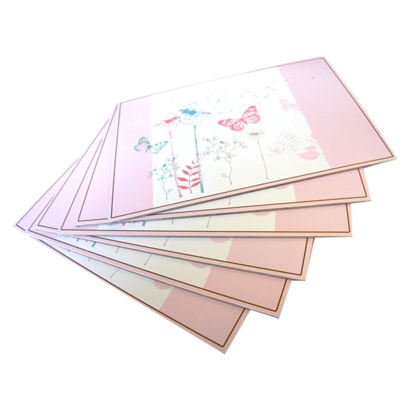 Pack of 6 Butterfly Placemats