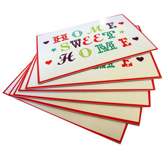 Pack of 6 Home Sweet Home Placemats