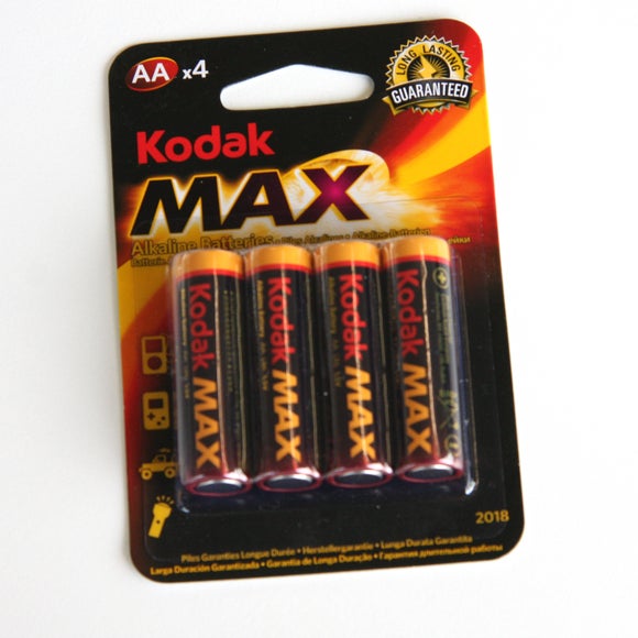 Kodak Pack of 4 Alkaline AA Batteries