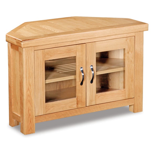Shawbury Oak Corner TV Unit
