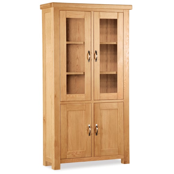 Shawbury Oak Display Cabinet