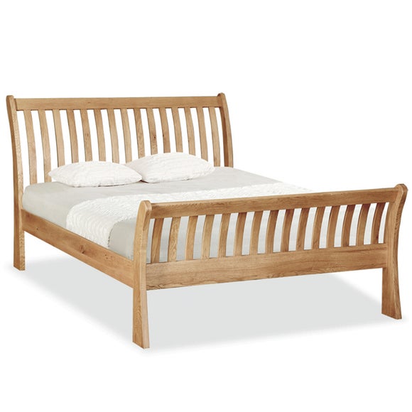Chichester Oak Sleigh Bedstead