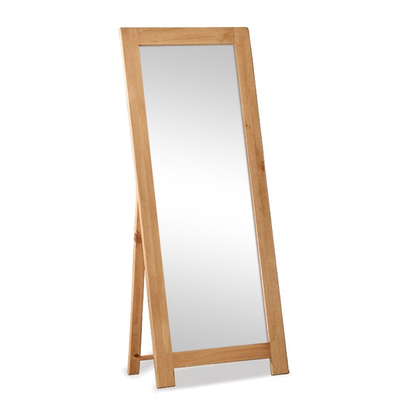 Chichester Oak Cheval Mirror