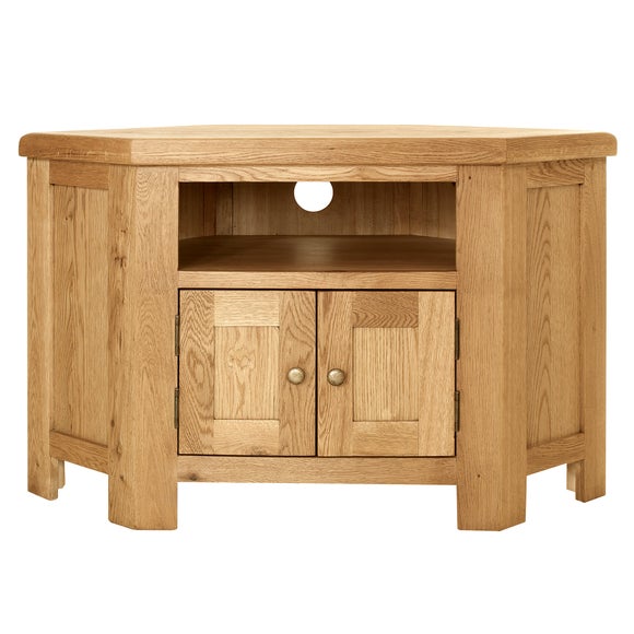 Chichester Oak Corner TV Unit