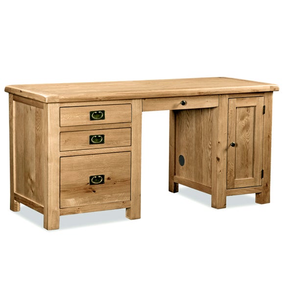 Chichester Oak Double Desk