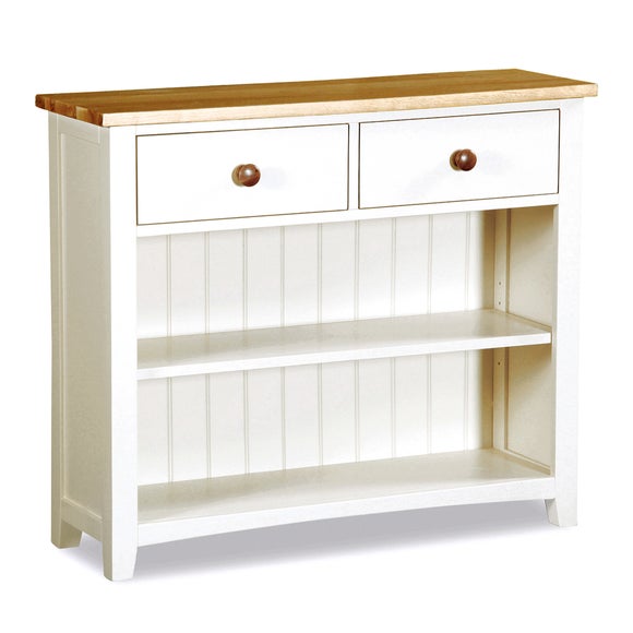 Truro Oak Low Bookcase