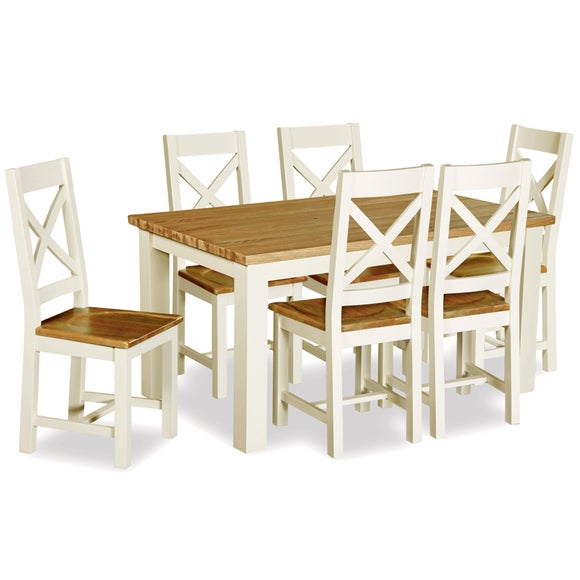 Truro Oak Compact Extending Dining Table