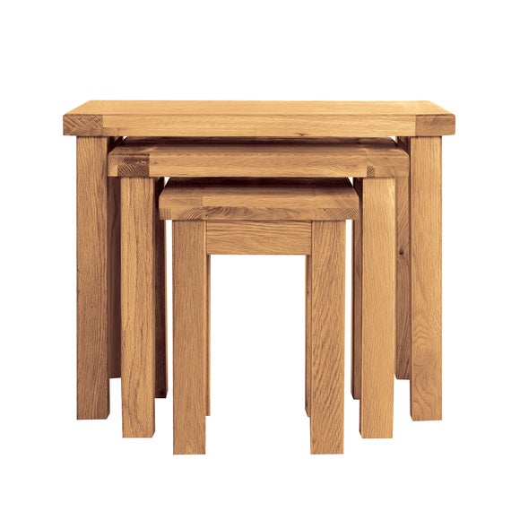 Harrogate Oak Nest of Tables