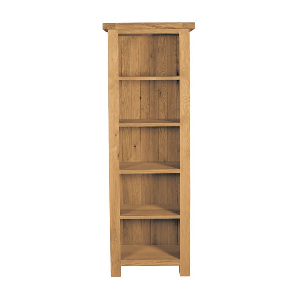 Harrogate Oak Slim Bookcase