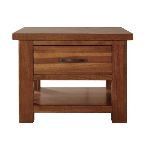 Oxford Acacia Dark Wood Lamp Table