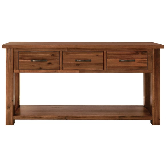 Oxford Acacia Dark Wood Console Table