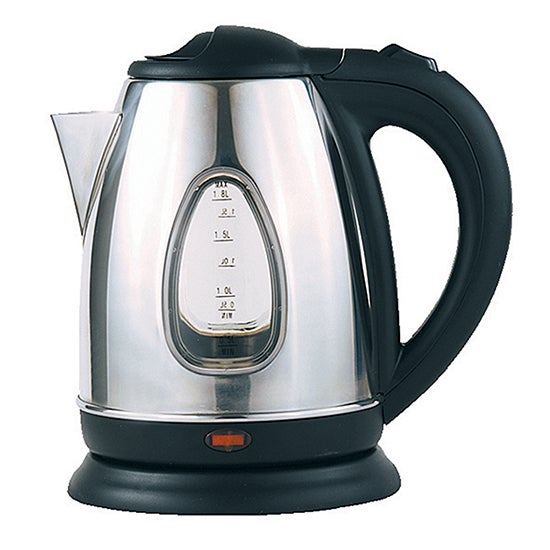 Dunelm Polished Stainless Steel Jug Kettle