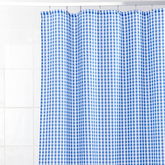 Gingham Shower Curtain