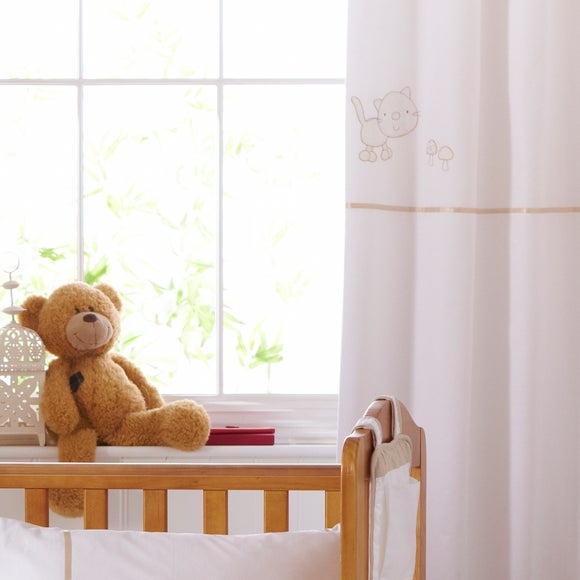 Kids My Little Friends Blackout Pencil Pleat Curtains