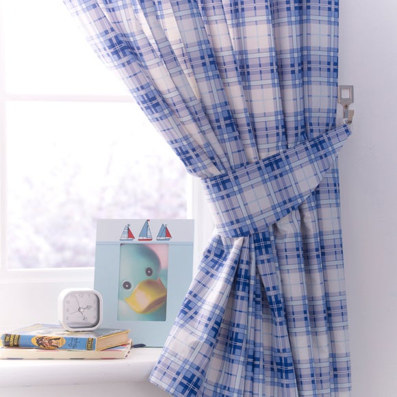 Kids Blue Sail Away Blackout Pencil Pleat Curtains Dunelm kids-blue-sail-away-blackout-pencil-pleat-curtains-dunelm