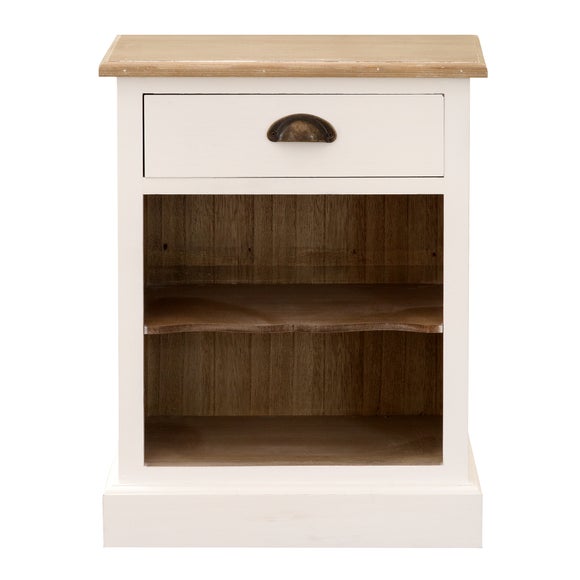 Bretagne White Bedside Unit
