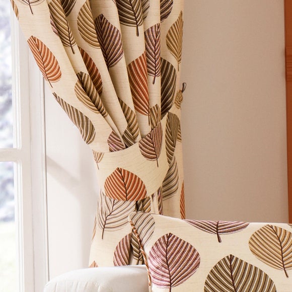 Terracotta Regan Collection Tiebacks Dunelm