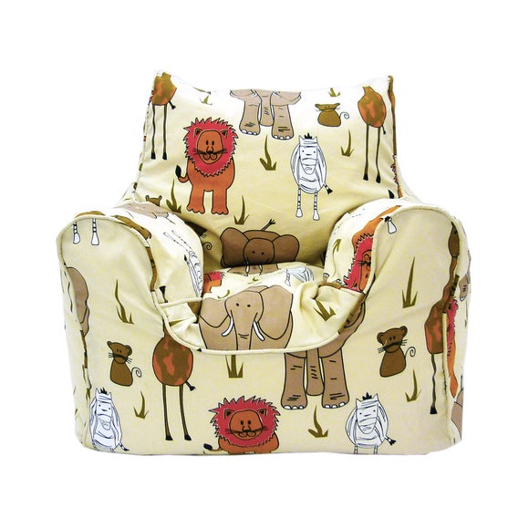 Kids Safari Bean Chair