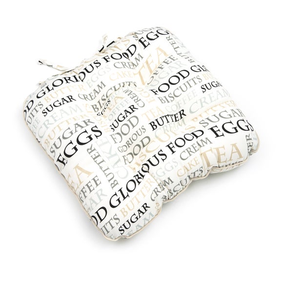 Cream Glorious Food Collection Seat Pad
