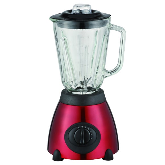 Red Spectrum Collection Glass Jug Blender