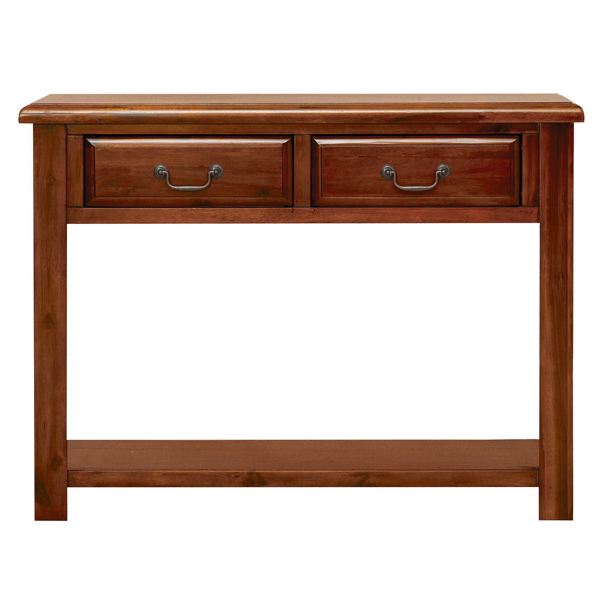 Winchester Acacia Dark Wood Console Table | Dunelm