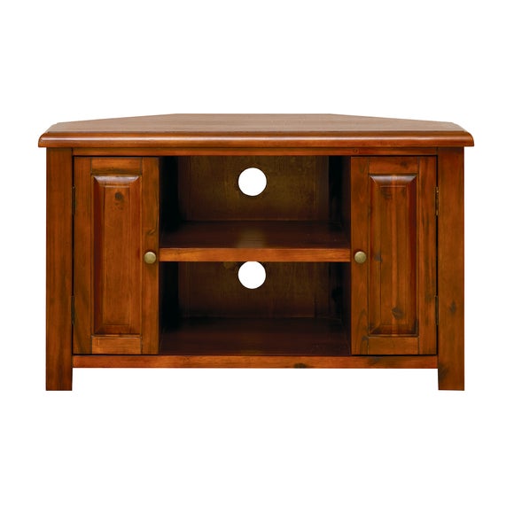 Winchester Acacia Dark Wood Corner TV Unit