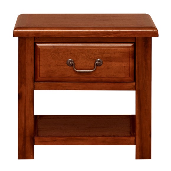 Winchester Acacia Dark Wood Lamp Table