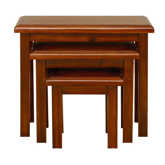 Winchester Acacia Dark Wood Nest of Tables