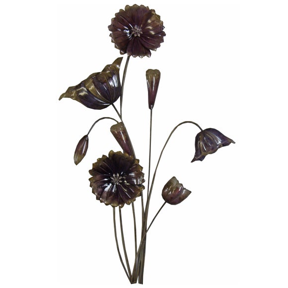 Plum Flower Metal Wall Art