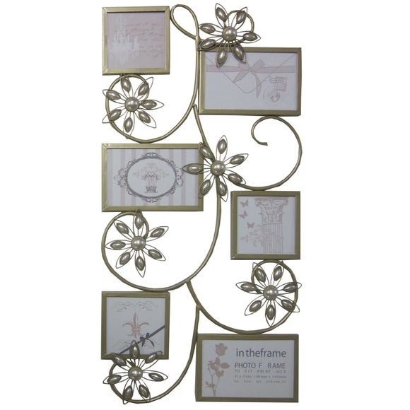 Pearl Flower Aperture Photo Frame