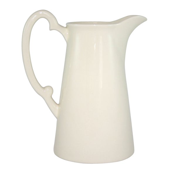 Ruby Collection Cream Fluted Jug