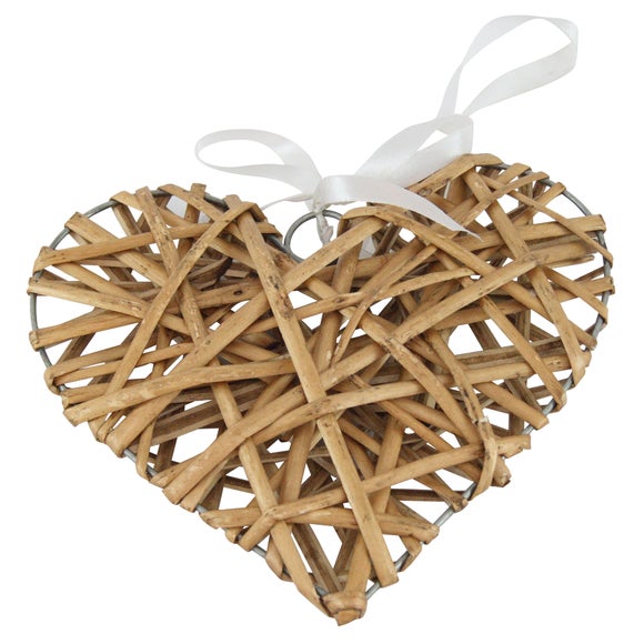Ruby Collection Wicker Heart