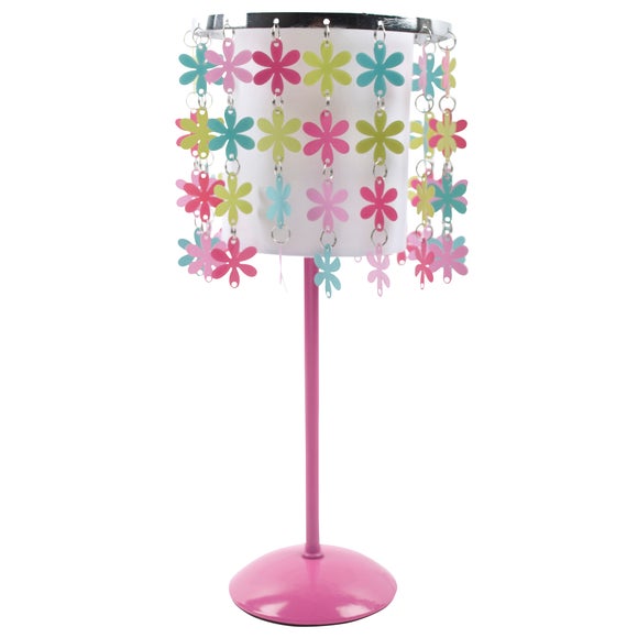 Kids Daisy Windchime Collection Table Lamp