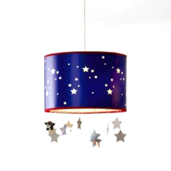 Kids Blue Stars Pendant with Mobile