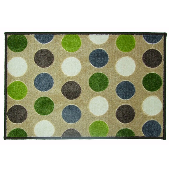 Polka Dot Super Soft Washable Doormat