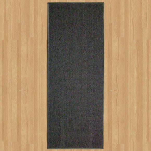 Plain Grey Washable Runner