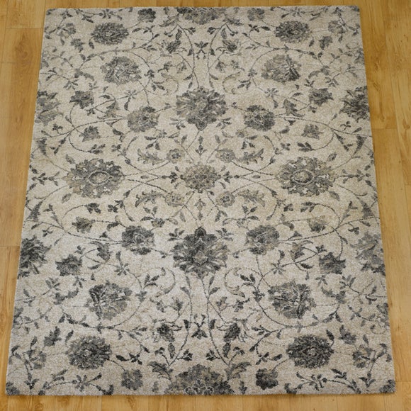 Natural Sandringham Floral Rug