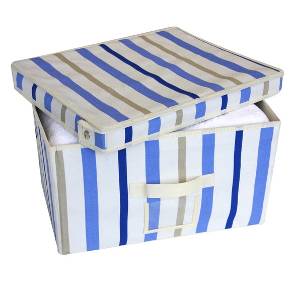 Striped Collection Cotton Storage Box
