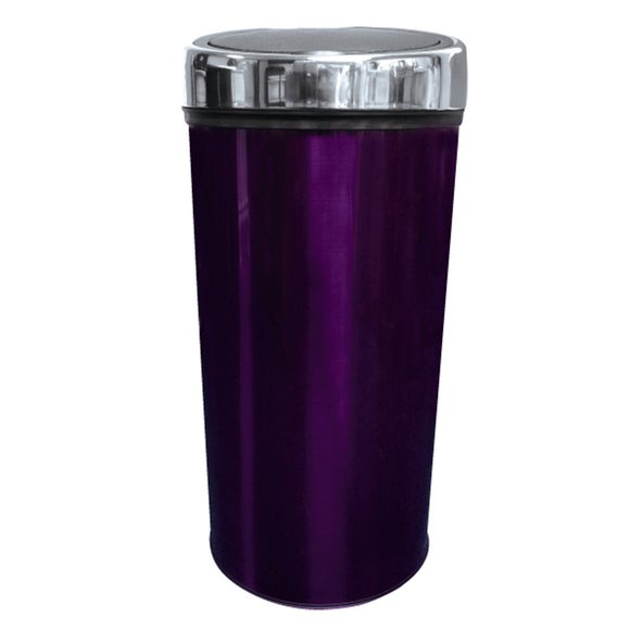 Purple Spectrum Collection 30 Litre Press Top Bin Dunelm