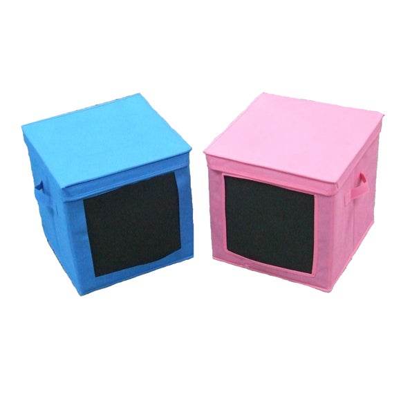 Kids Pink Non Woven Collection Storage Box