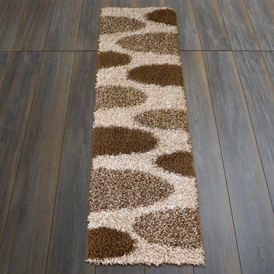 Beige Meribel Circles Runner