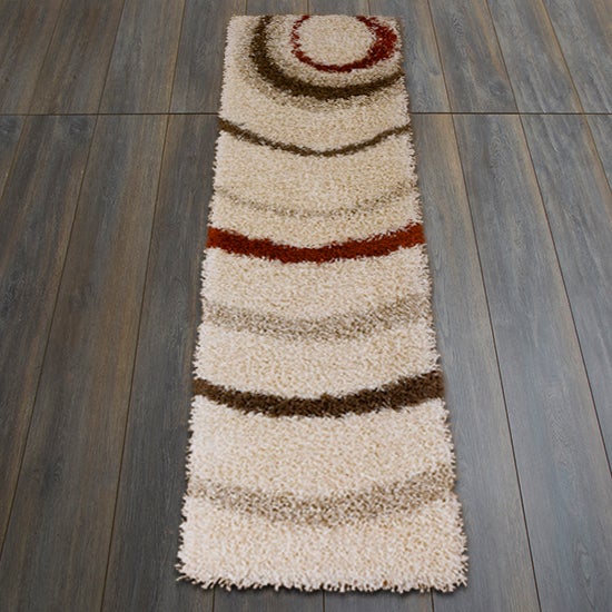 Ivory Meribel Shaggy Runner