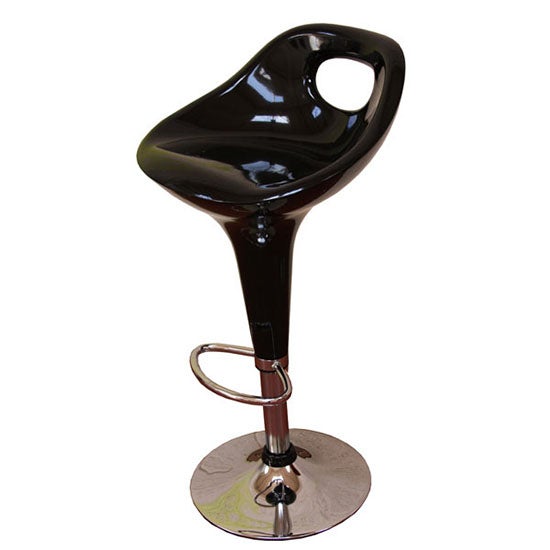 Black Gas Lift Bar Stool