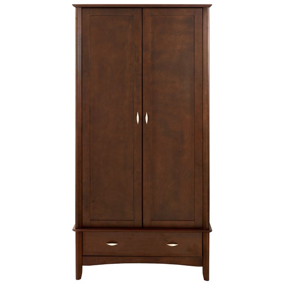 Monet Dark Wood Double Wardrobe