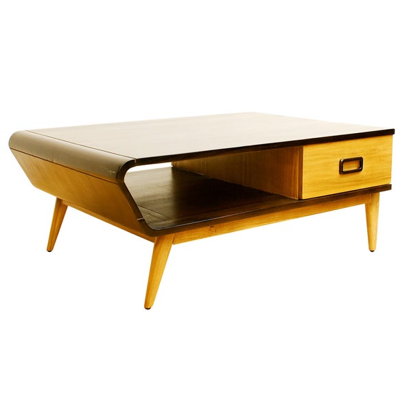 Retro Pine Effect Coffee Table
